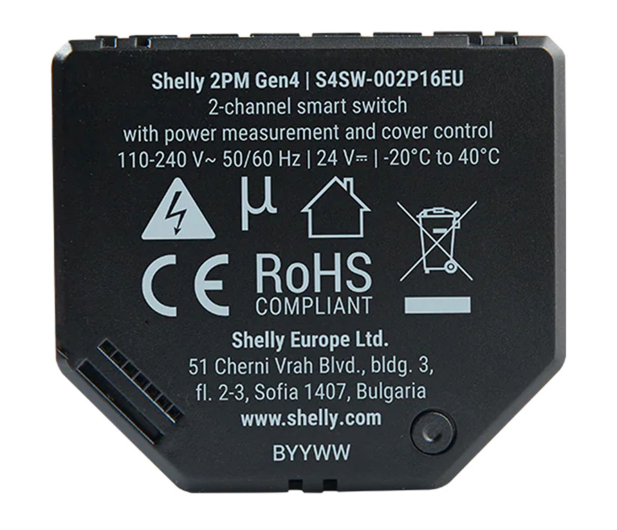 Shelly Sterownik 2PM Gen4 Zigbee/Matter - 1490040 - zdjęcie 3